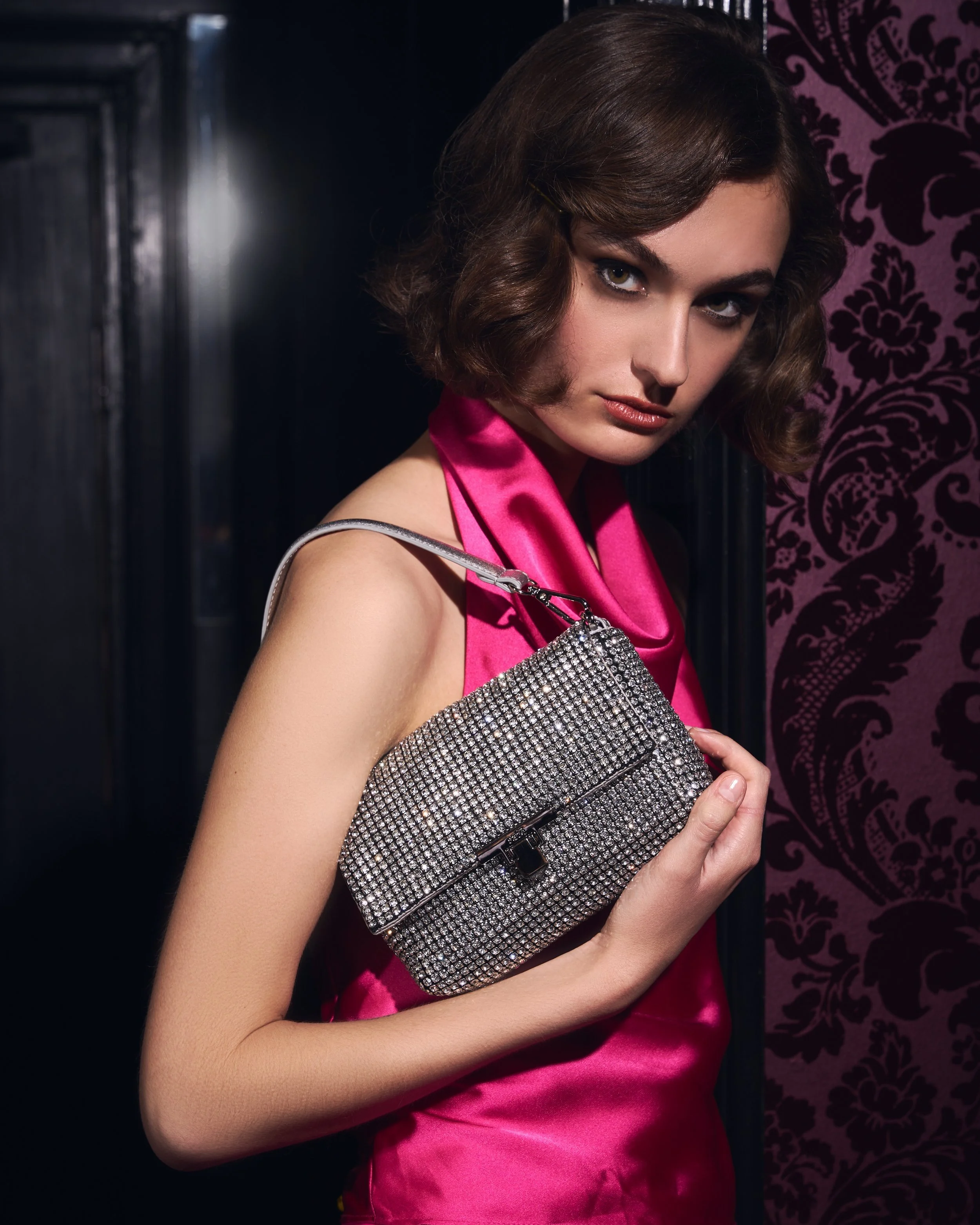 SARITA Flap Clutch - Crystal — RAFE New York